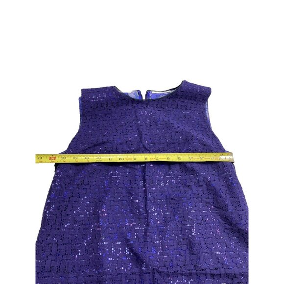 Purple Dress by Designer Elie Tahari Elegant Mini Full Coverage, Women's Size 8 - Picture 2 of 12